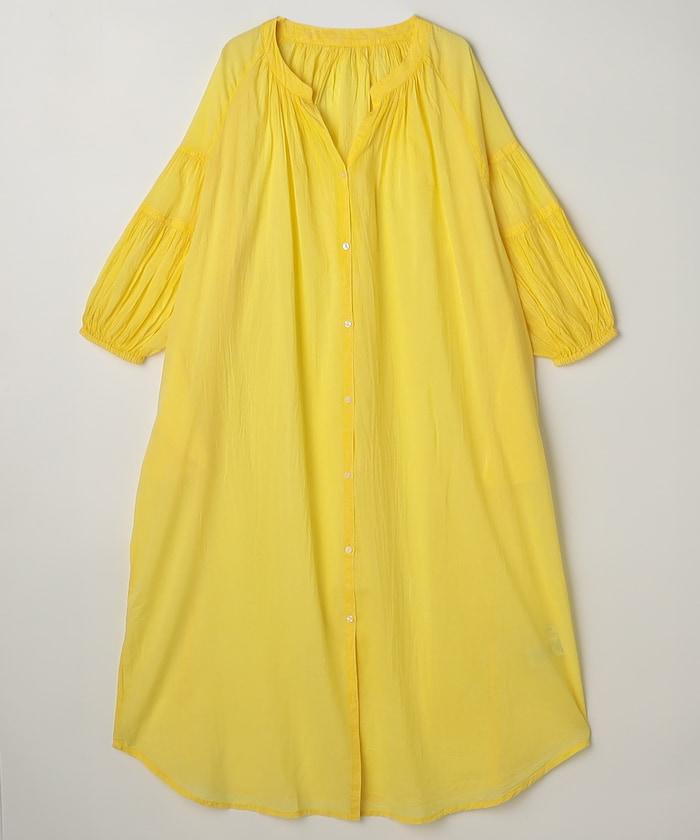 印度色染加工連衣裙