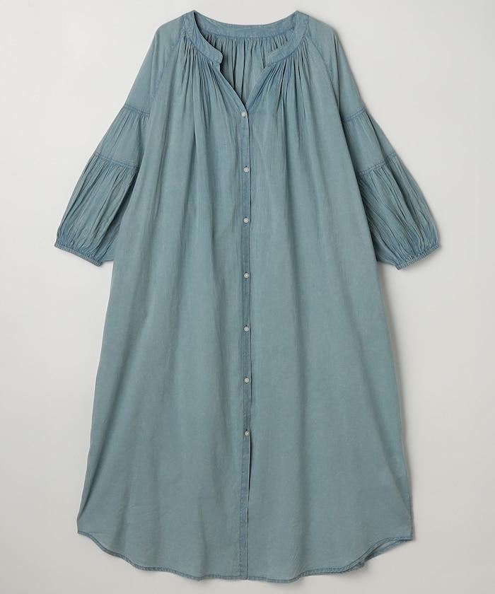 印度色染加工連衣裙