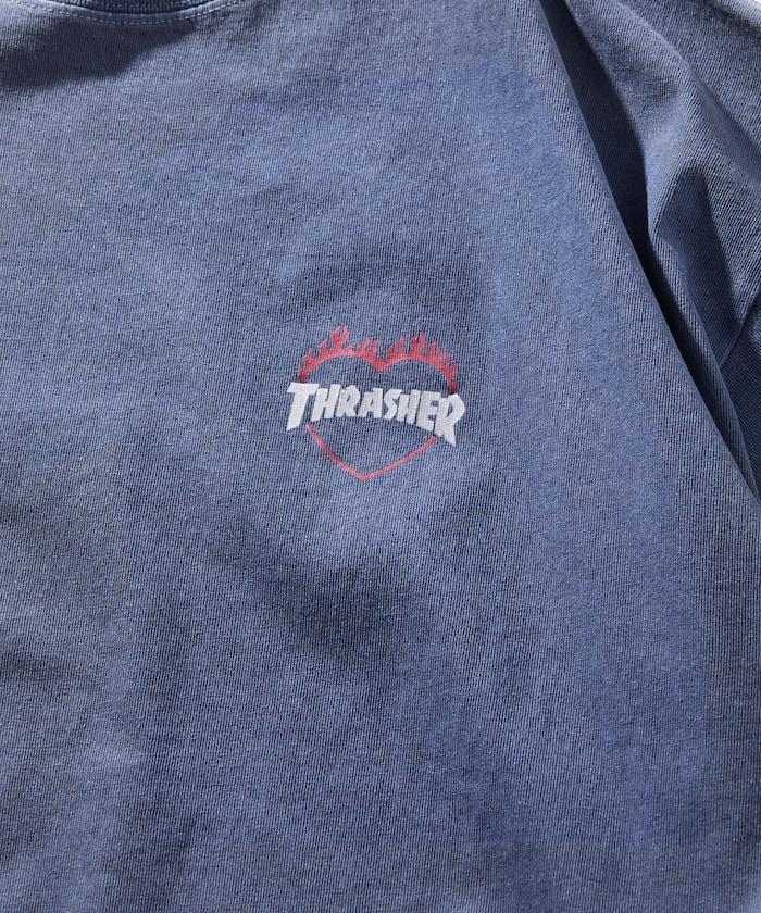 背部標誌火焰心形T恤