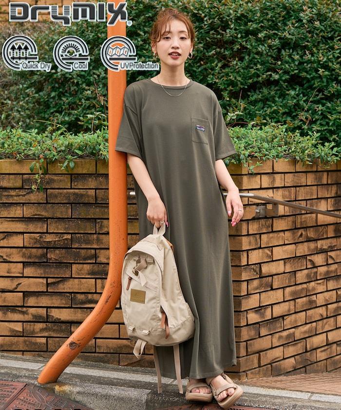 FREAK'S STORE OUTDOORS DRYMIX 乾爽混紡 半袖連衣裙(吸水速幹・接觸冷感・防紫外線)