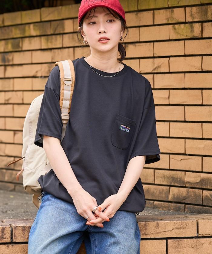 FREAK'S STORE OUTDOORS DRYMIX 乾爽混紡 半袖 T恤(吸溼速幹・接觸冷感・防紫外線)