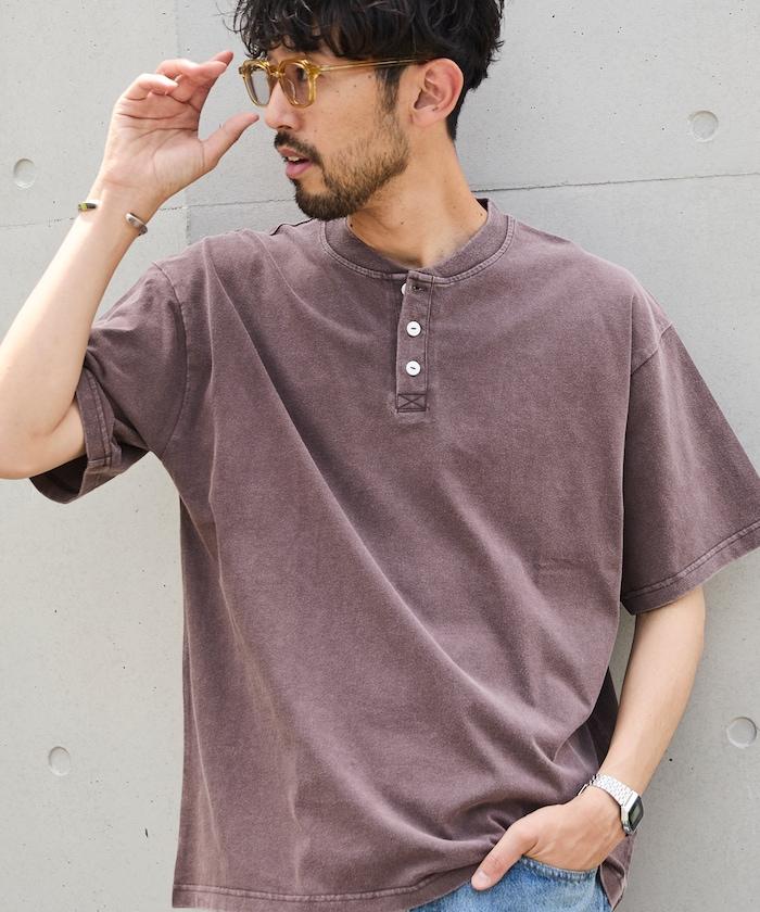 舒適版型 粉飾處理 圓領 短袖T恤