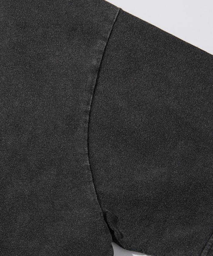 舒適版型 粉飾處理 圓領 短袖T恤