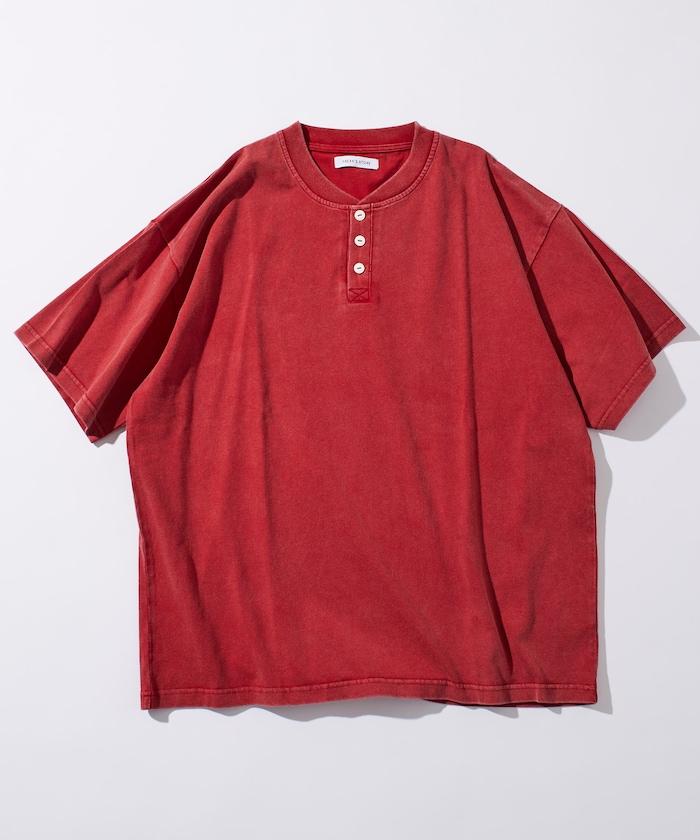 舒適版型 粉飾處理 圓領 短袖T恤