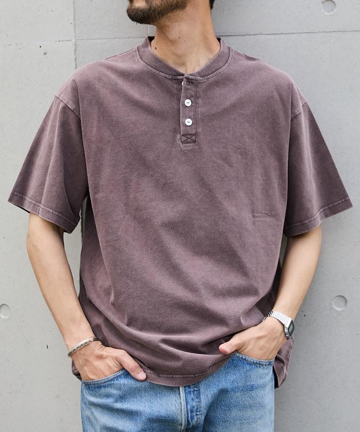 舒適版型 粉飾處理 圓領 短袖T恤