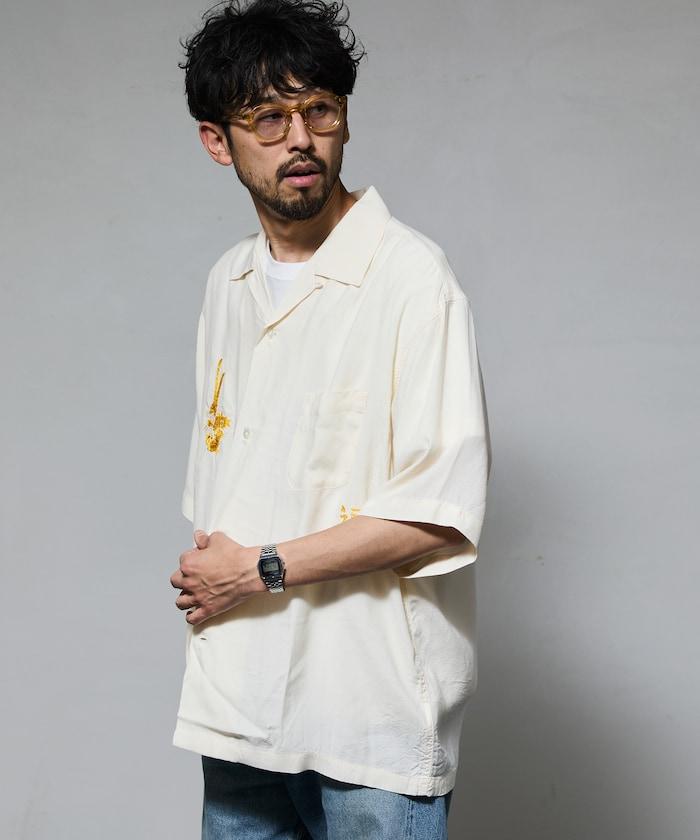聯名 舒適版型 人造絲 紀念襯衫