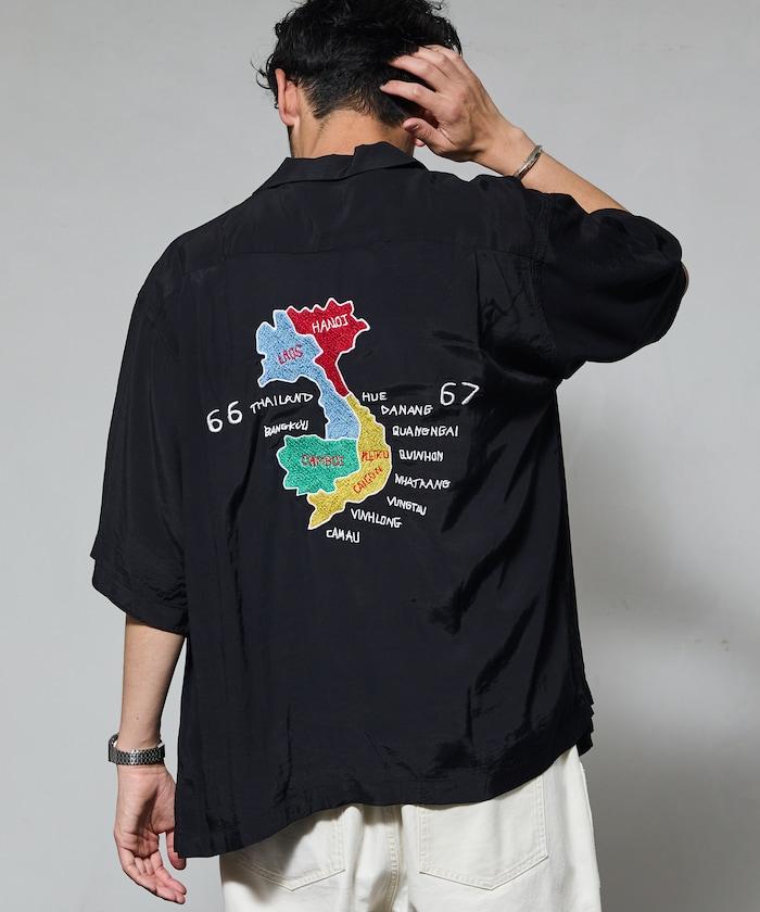 聯名 舒適版型 人造絲 紀念襯衫