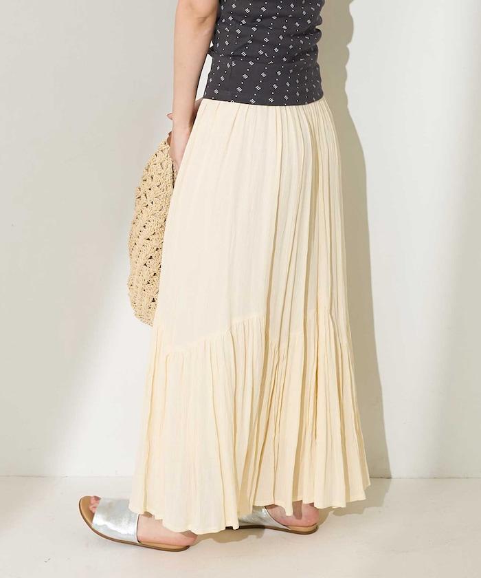 印度人造絲滌綸 蓬鬆層疊裙