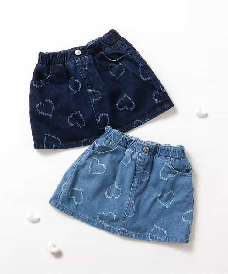 心形牛仔短褲