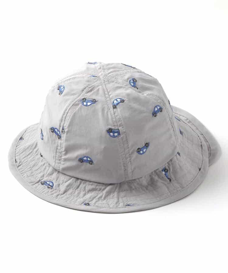 全印花刺繡嬰兒帽_UV防曬