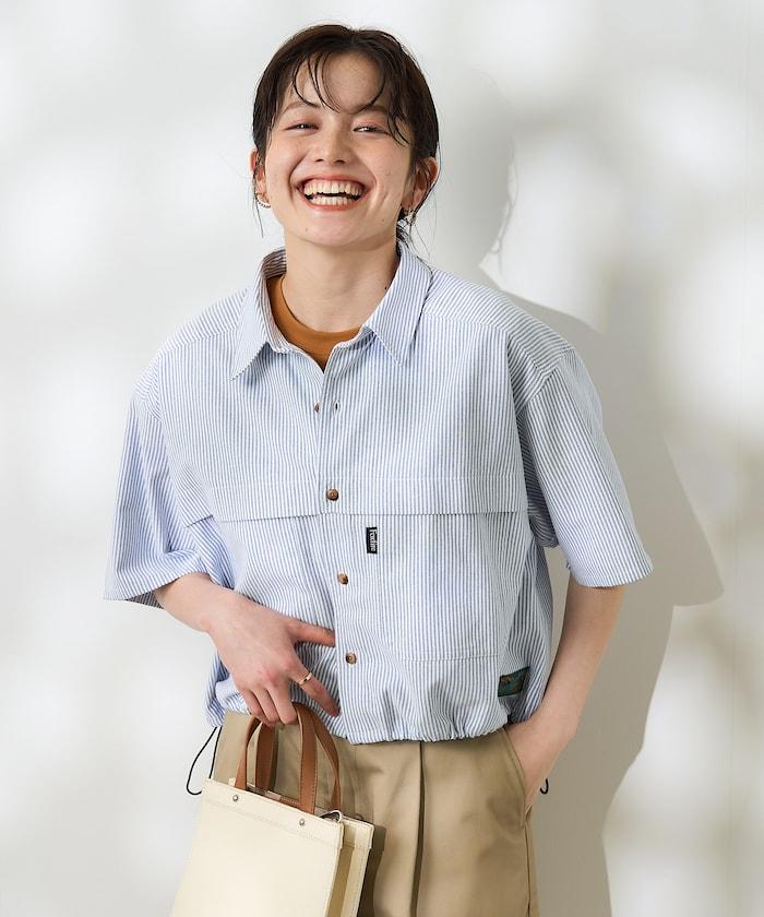 聯名 牛津紡 釣魚口袋短袖襯衫