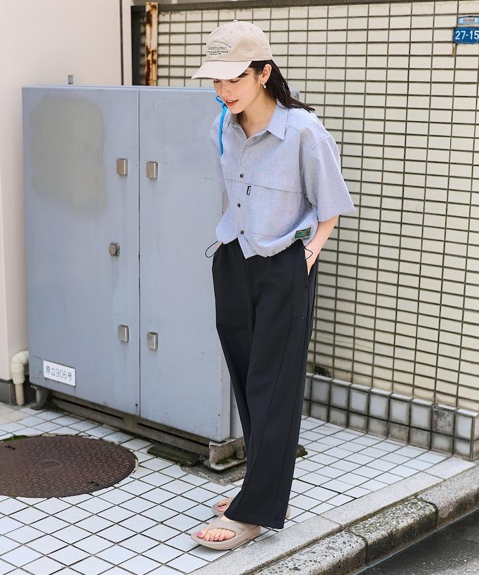 聯名 牛津紡 釣魚口袋短袖襯衫
