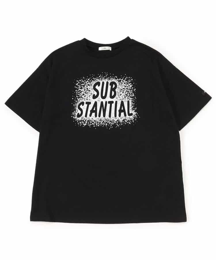 箔印花大T-shirt
