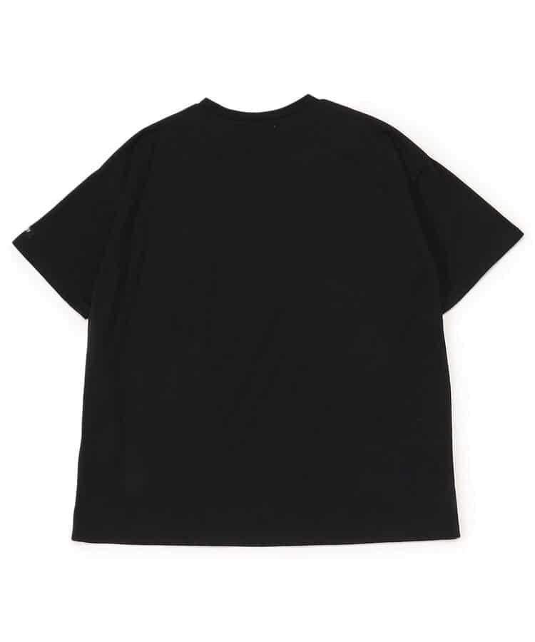 箔印花大T-shirt