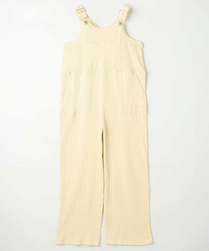 粉末漂白 軍裝風連體工裝褲