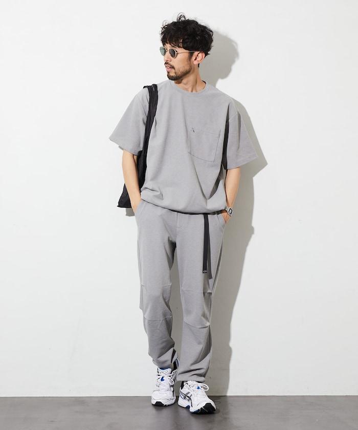 夏季針織寬鬆修身編織休閒長褲