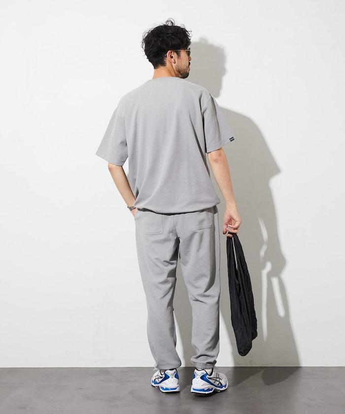 夏季針織寬鬆修身編織休閒長褲