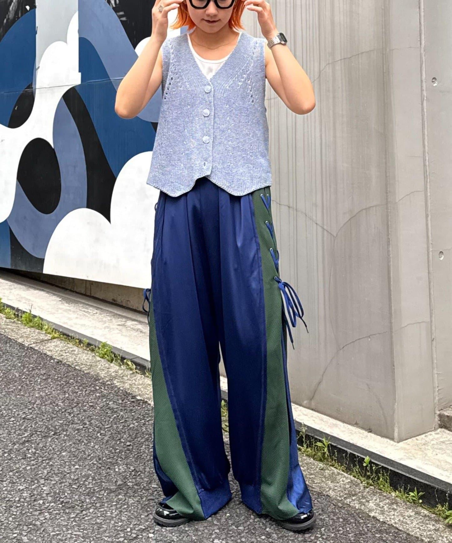 etsinta蕾絲繫帶氣球褲