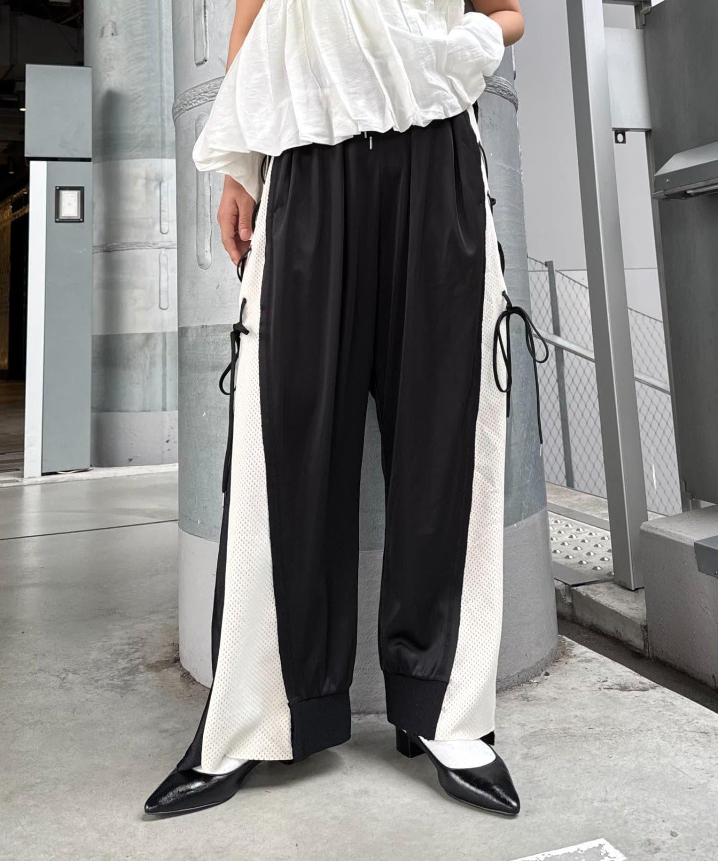 etsinta蕾絲繫帶氣球褲