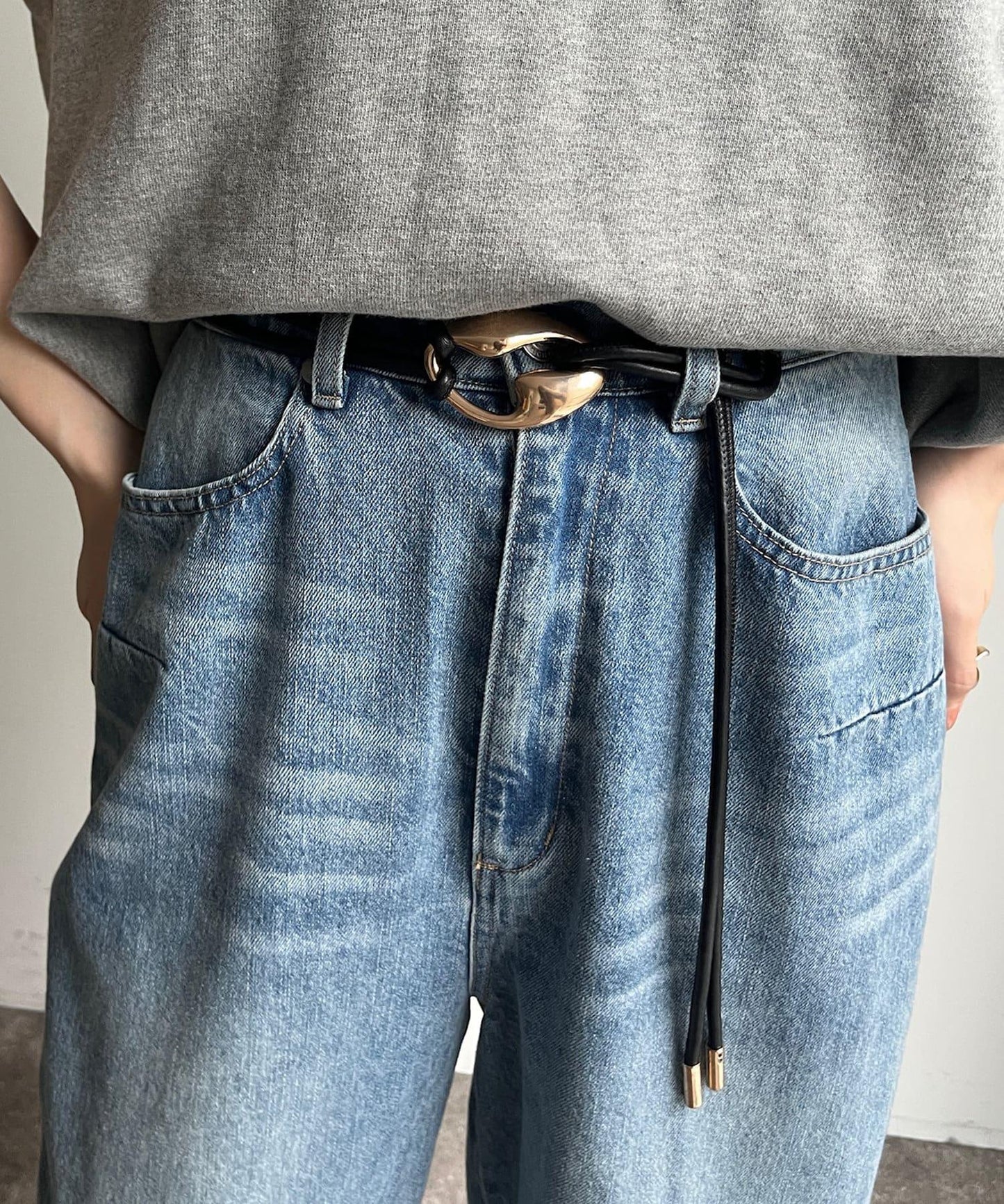 變形扣編織腰帶