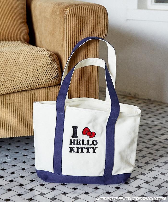"HELLO KITTY/《Hello Kitty》" 刺繡 托特包 限定推出