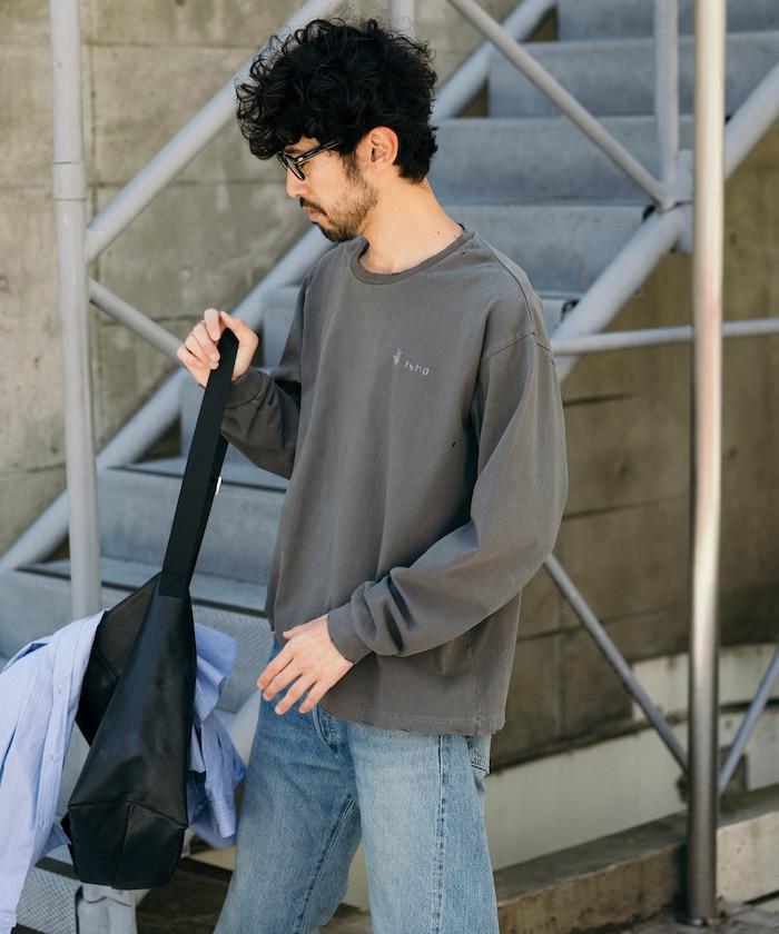 破壞長袖T-shirt