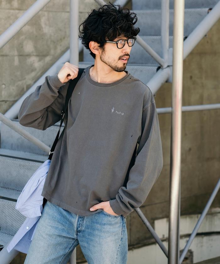 破壞長袖T-shirt