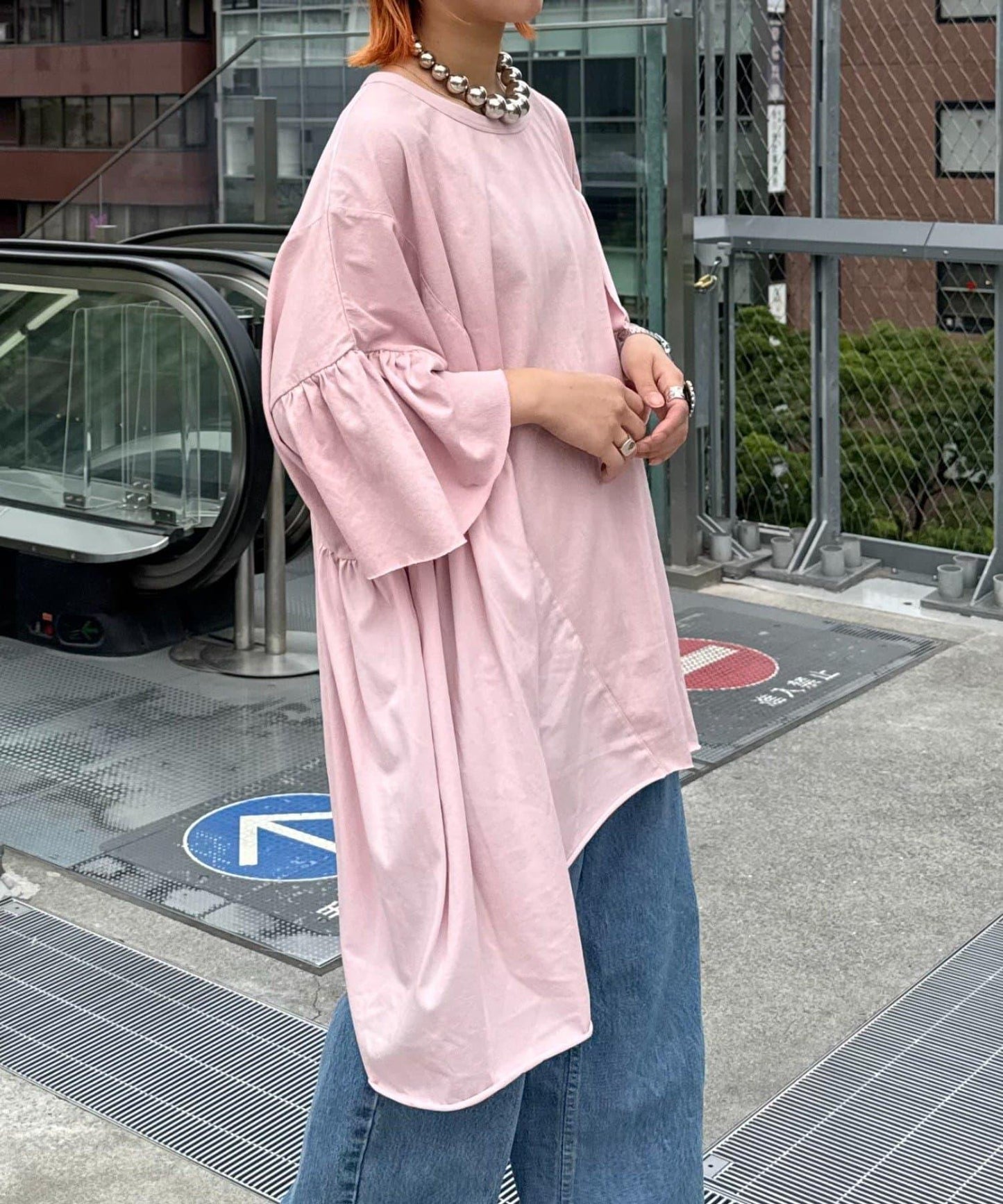etsinta改良款荷葉邊上衣