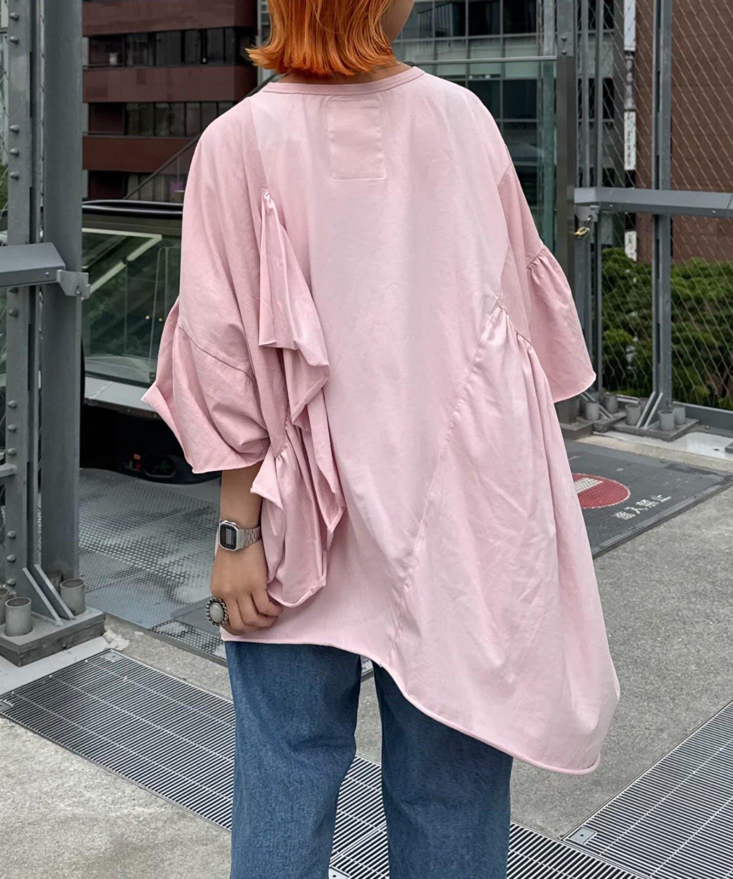 etsinta改良款荷葉邊上衣
