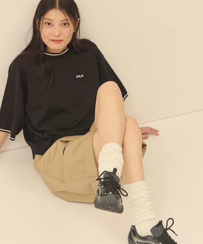 短袖 線條 針織 拉鍊衫