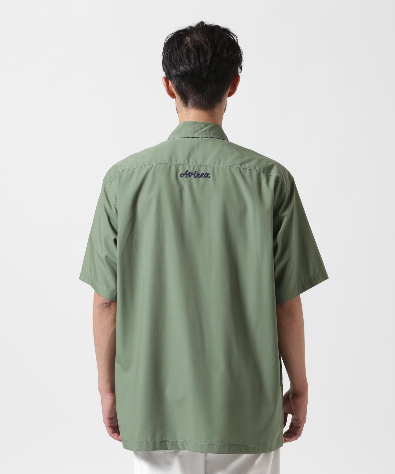 《&DEPOT限定》拉鍊工裝襯衫 "25" / 拉鍊工裝短袖襯衫 / AVIREX