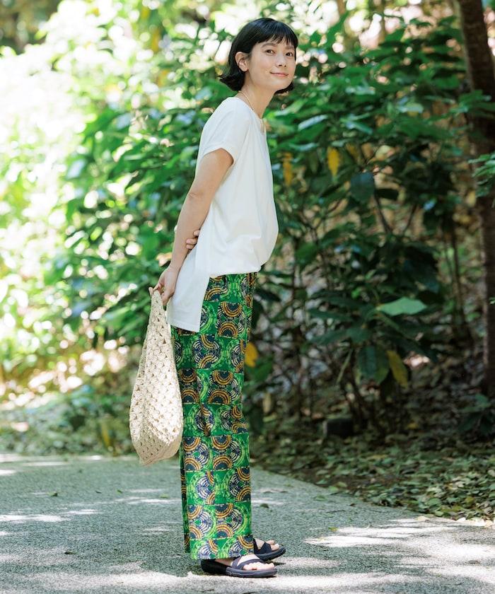 法式寬鬆袖長款上衣