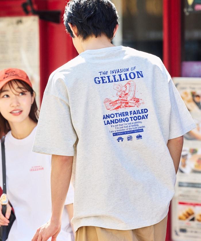 GELLLION/格里昂 舒適版後背印花圓領T恤/GEL UFO