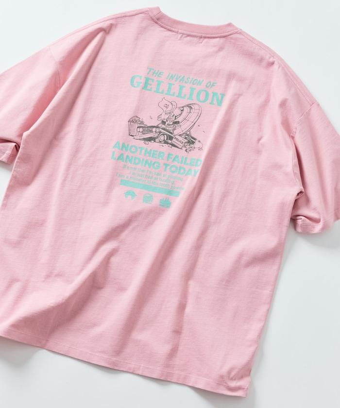 GELLLION/格里昂 舒適版後背印花圓領T恤/GEL UFO