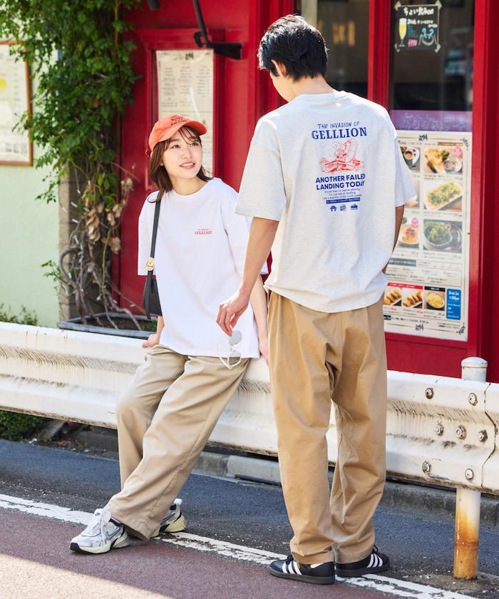 GELLLION/格里昂 舒適版後背印花圓領T恤/GEL UFO