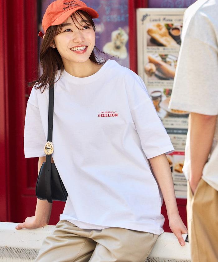 GELLLION/格里昂 舒適版後背印花圓領T恤/GEL UFO