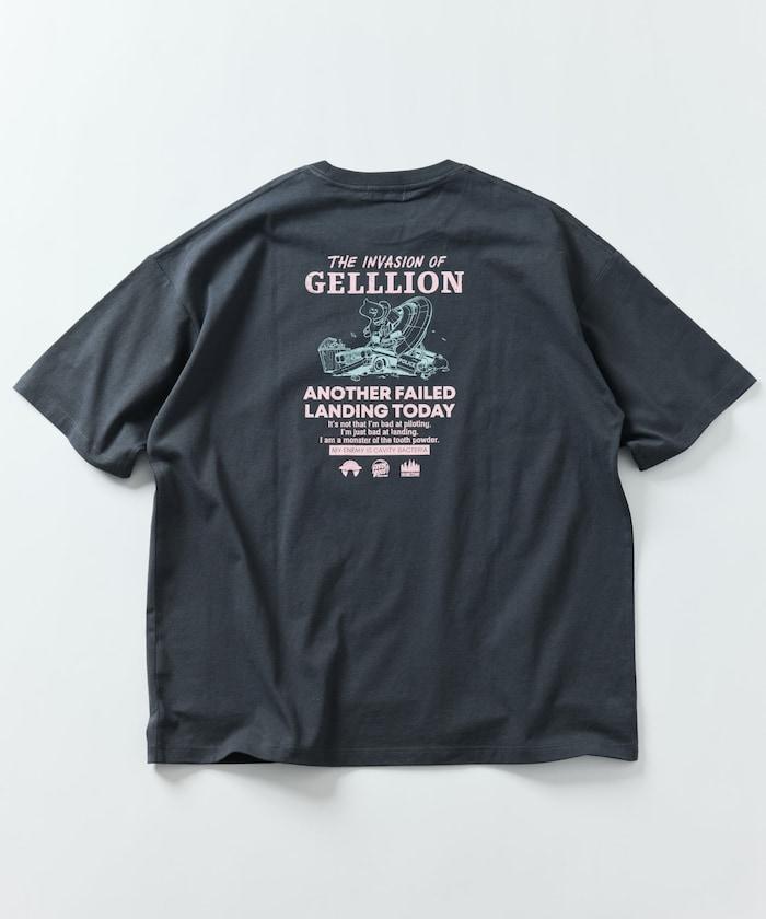 GELLLION/格里昂 舒適版後背印花圓領T恤/GEL UFO