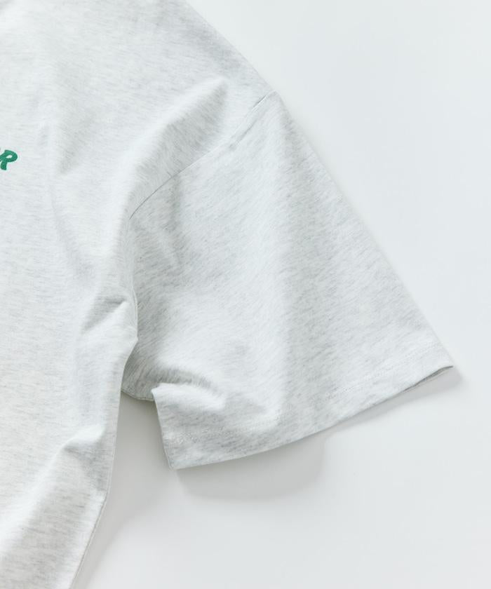 PSTER/寬鬆版後背印花圓領T恤 / Burger