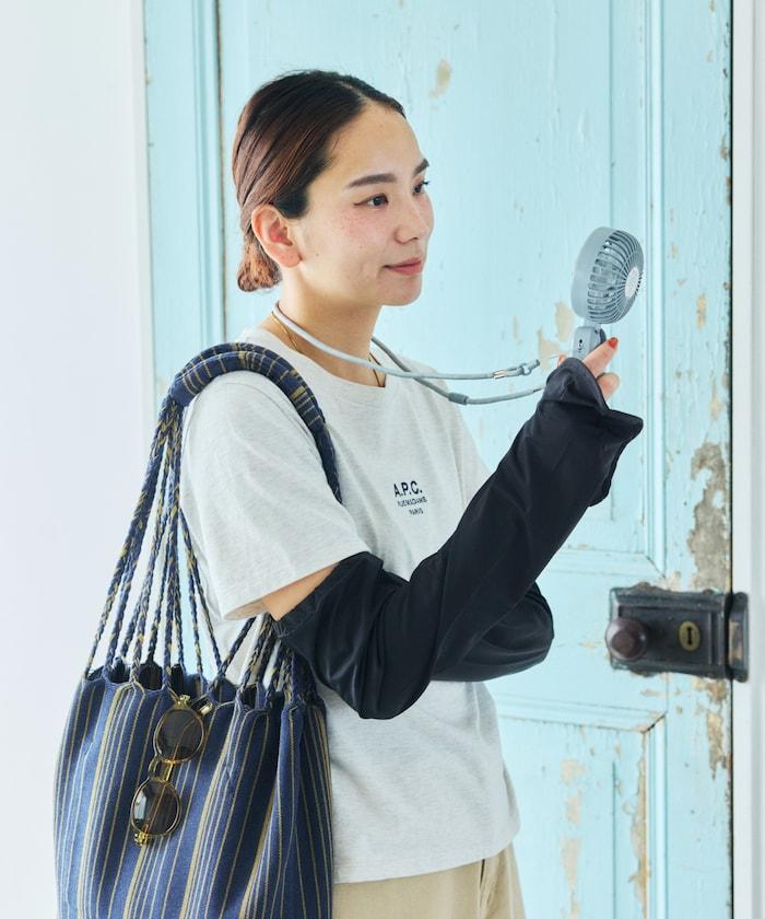 指尖處緊固冷感臂套