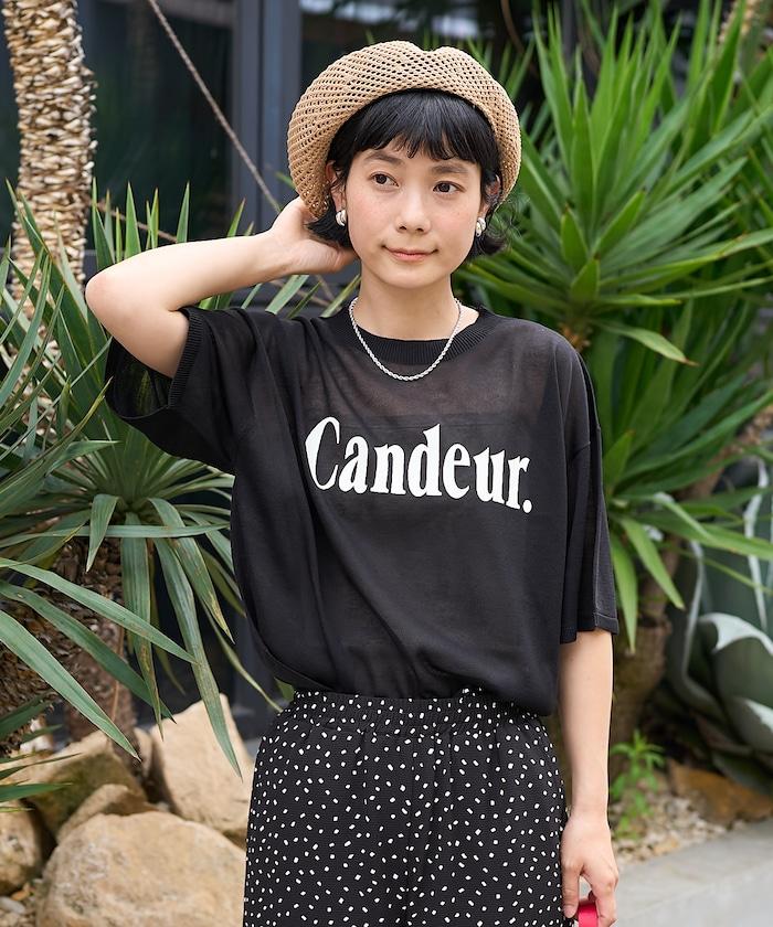 透視針織/短袖針織