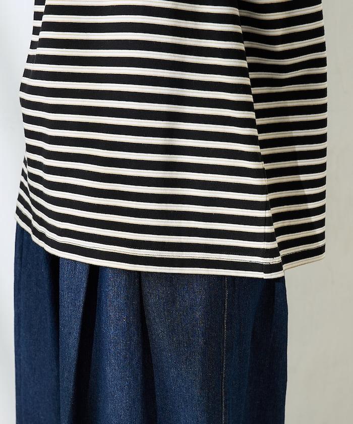 聯名 多色條紋口袋設計T恤