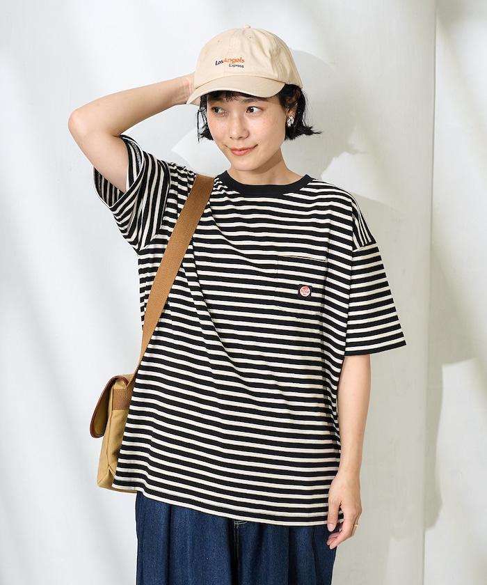 聯名 多色條紋口袋設計T恤