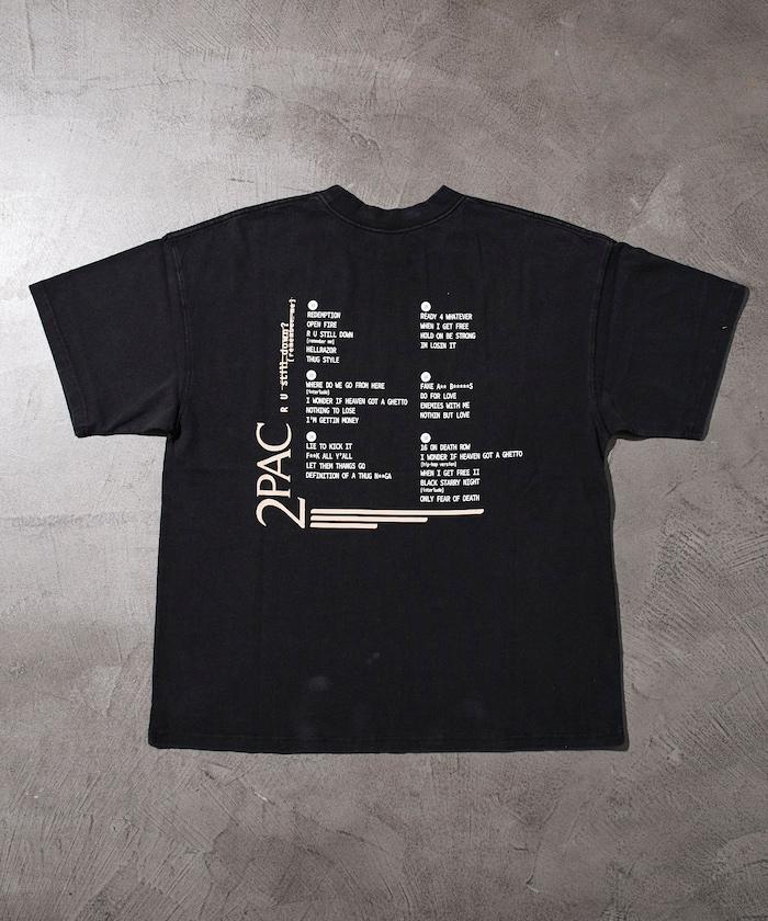 2pac 你還在嗎 前面印花 圓領T恤 短袖
