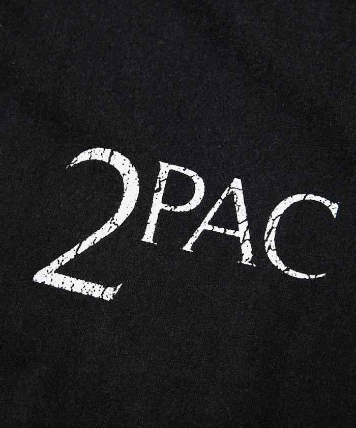 2pac 後背印花 圓領 T恤 短袖