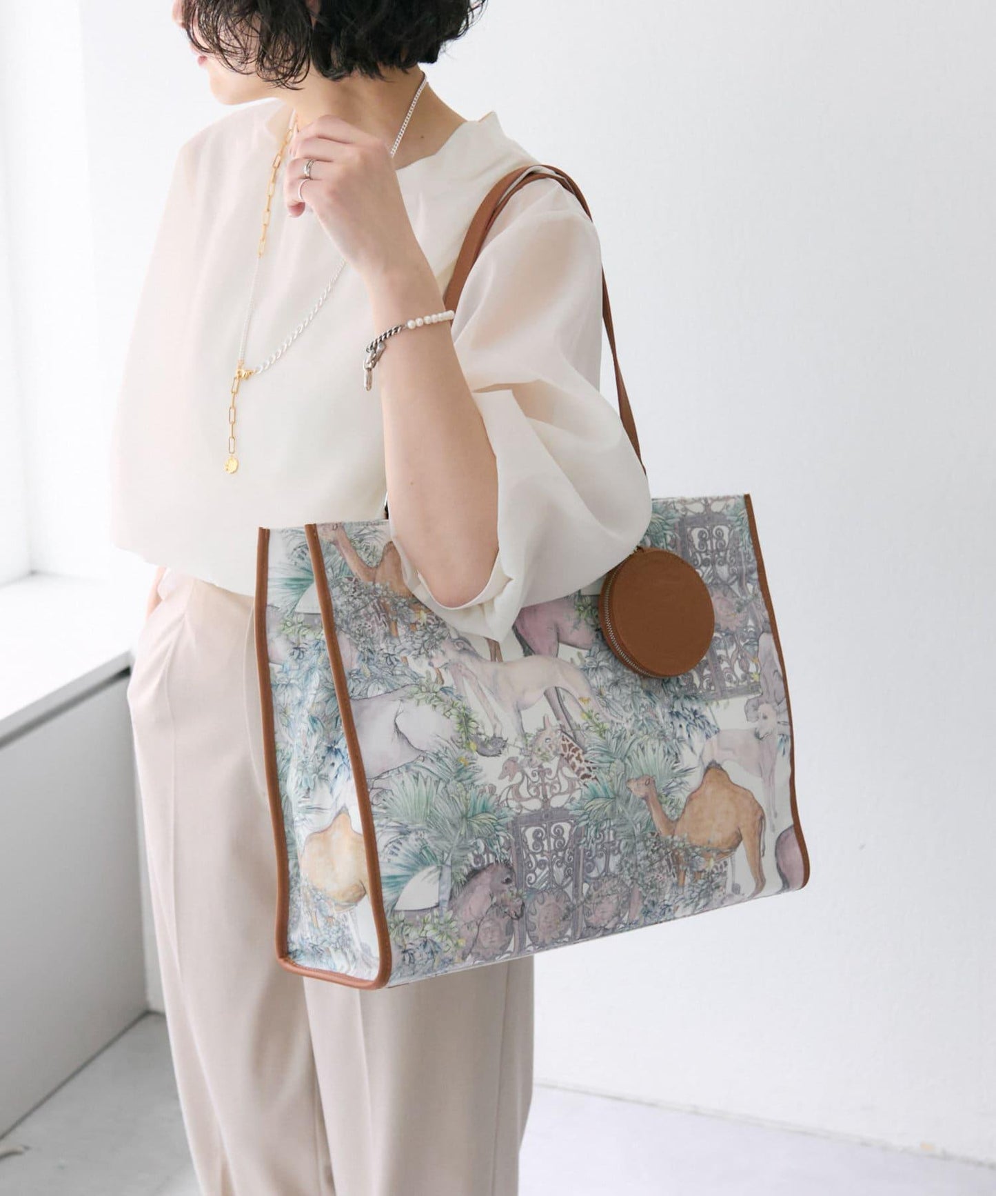 【SWASH×ear】聯名大號手提包