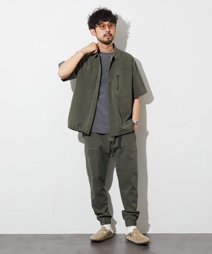 《AIR》技術透氣 網眼顏料處理 錐形運動褲