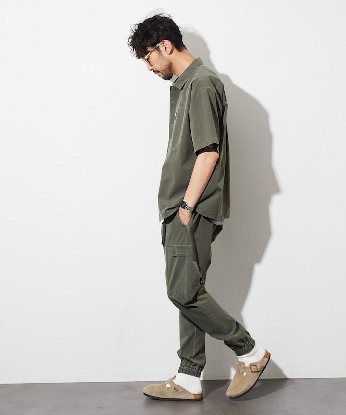 《AIR》技術透氣 網眼顏料處理 錐形運動褲