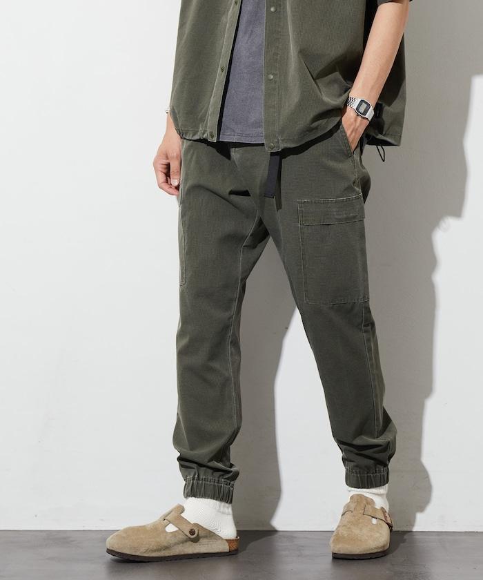 《AIR》技術透氣 網眼顏料處理 錐形運動褲