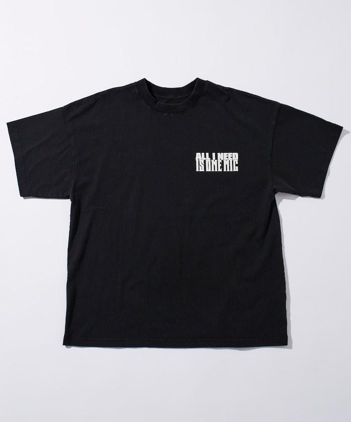 聯名 Nas 後背印花 短袖 圓領T恤