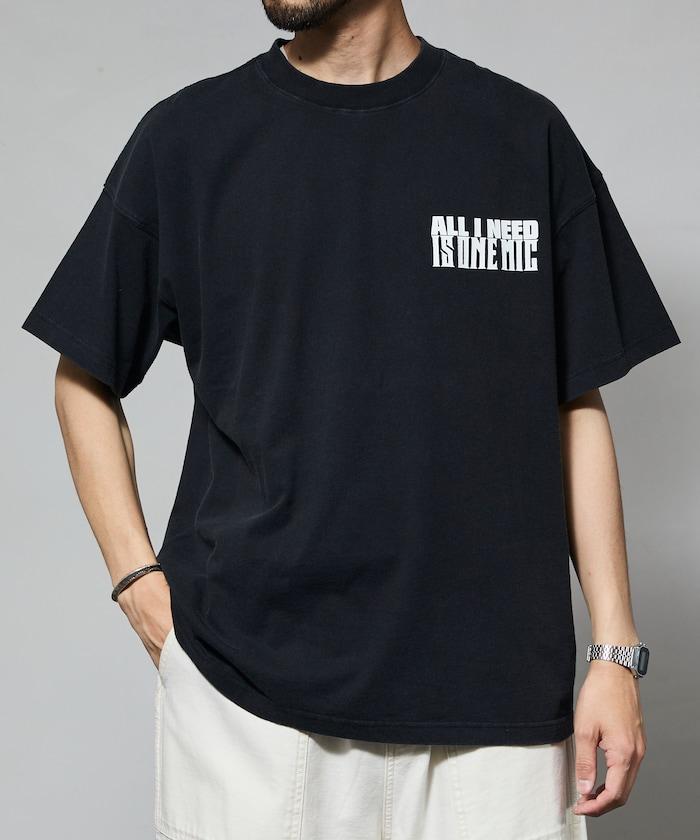 聯名 Nas 後背印花 短袖 圓領T恤